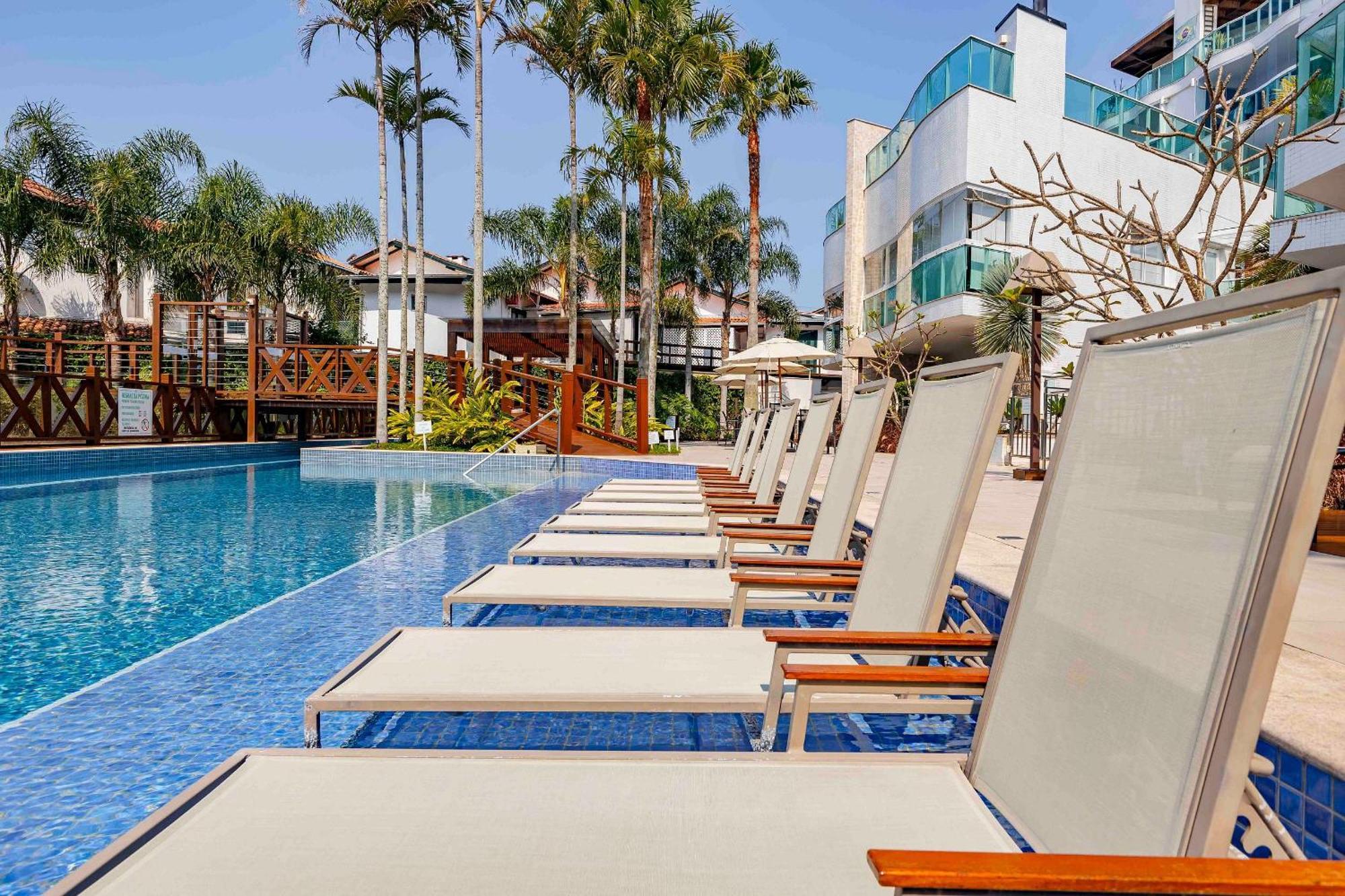Varandas Do Atlantico - Confortavel Apto Em Condominio Pe Na Areia Bombinhas Kültér fotó